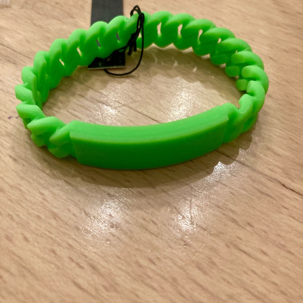 Marc by Marc Jacobs Silicone Stretch Bracelet Green - NWT